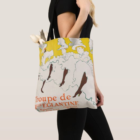 Troupe de Mademoiselle Eglantine, Toulouse Lautrec Tote Bag (Dichtbij)
