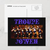 Troupe Joweh Briefkaart (Voorkant / Achterkant)