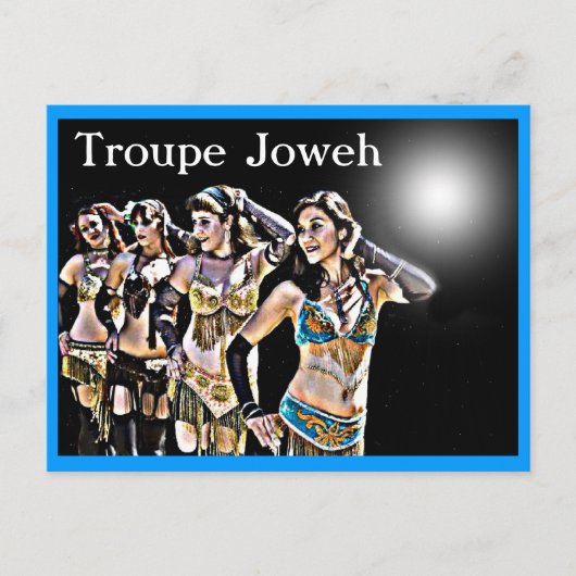 Troupe Joweh Dancers Briefkaart (Voorkant)