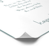 Trouringjacht Bruidsshowerspel Bord Poster (Hoek)