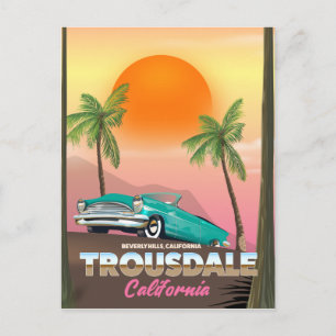 Trousdale Beverly hills Californië Briefkaart