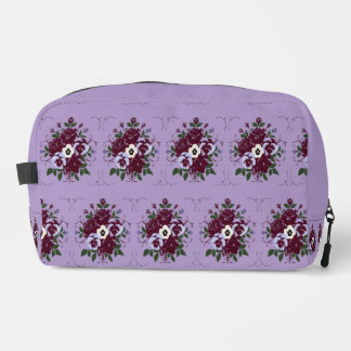 Trousse de Toilette Motif Floral Violettes Toilettasje