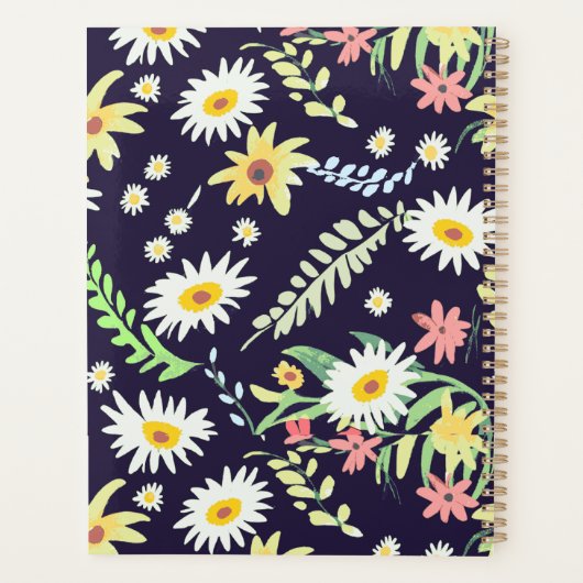 Trousseau Bloemige Trouwplanner | Gepersonaliseerd Planner (Achterkant)