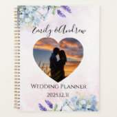Trousseau Huwelijksplanner met Foto en Bloemen Planner (Voorkant)