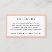 Trousseau Kader Huwelijksregisterkaart Informatiekaartje (Voorkant)