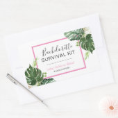 Trousseau Overlevingspakket Rechthoekige Sticker (Envelop)