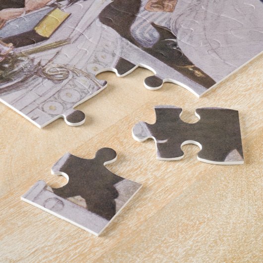 Trousseau, pub. in 'Lasst Licht Hinin'('Let in Mor Legpuzzel (Zijkant)