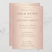 Trousseau Roze Trouw Bruiloft Uitnodigingen (Voorkant / Achterkant)