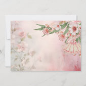 Trousseau Roze Trouwjurk Bedankt (Achterkant)