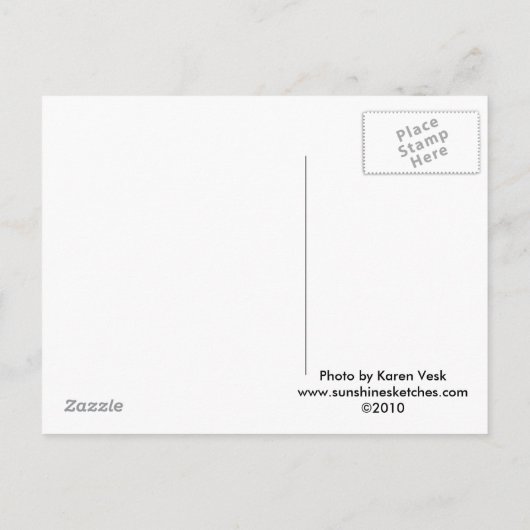 Trousseau van een antieke trouwtaart op een ansich aankondigingskaart (Achterkant)