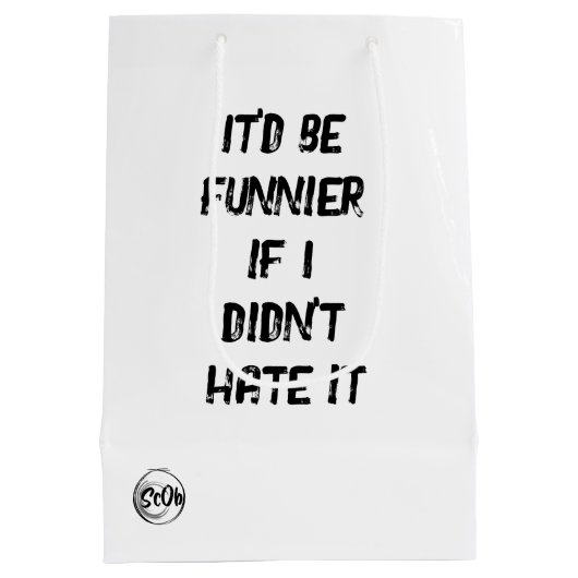 Trousseau Zak Geschenkzak Sc0b Designs Medium Cadeauzakje (Achterkant)