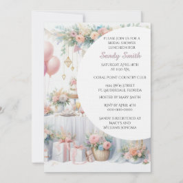 Trousseaufeest Watercolor Uitnodiging