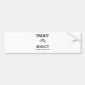 Trout Addict Bumpersticker (Voorkant)