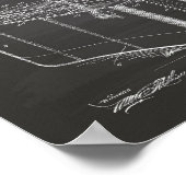 Trout Basket 1921 Patent Art Chalkboard Poster (Hoek)