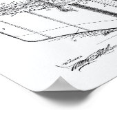 Trout Basket 1921 Whitepaper over patenten Poster (Hoek)