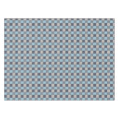 Trout Blue Grey Cotton Seed Checkerboard Tafelkleed (Voorkant (Horizontaal))