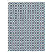Trout Blue Grey Cotton Seed Checkerboard Tafelkleed (Voorkant)