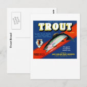 Trout Brand Briefkaart (Voorkant / Achterkant)