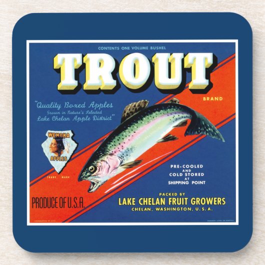 Trout Brand Drankjes Onderzetter (Voorkant)