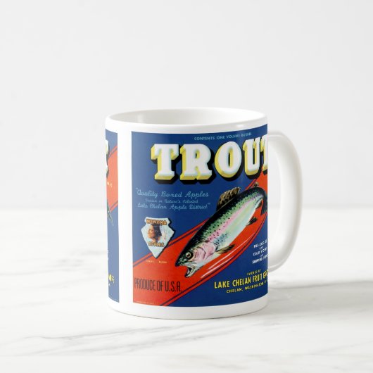 Trout Brand Koffiemok (Voorkant rechts)