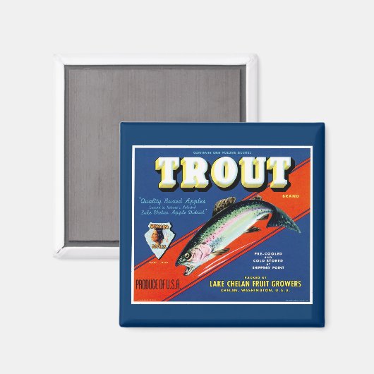 Trout Brand Magneet (Voorkant / Achterkant)