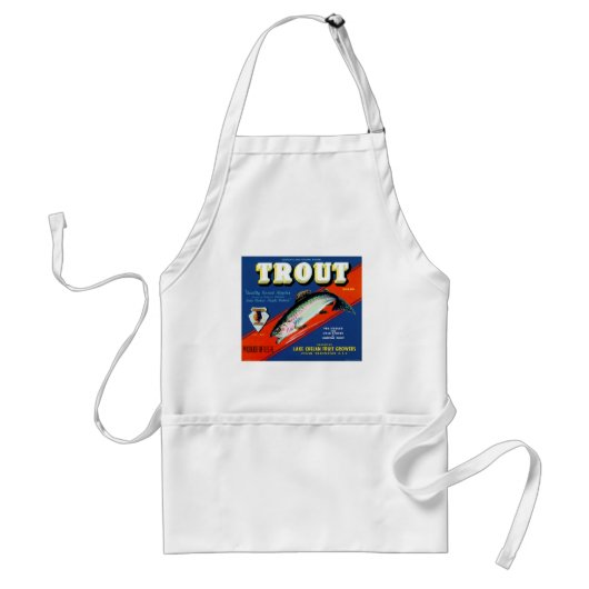 Trout Brand Standaard Schort (Voorkant)