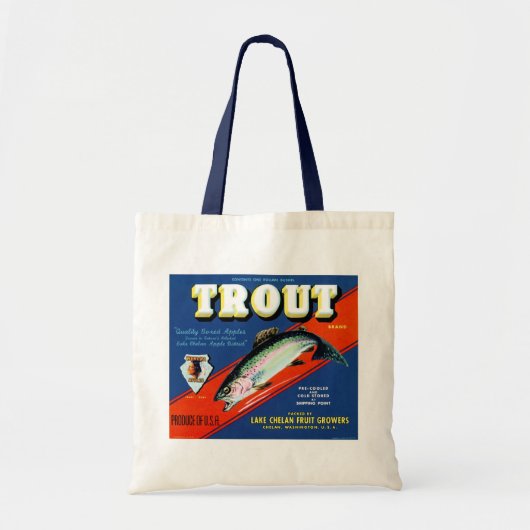 Trout Brand Tote Bag (Voorkant)