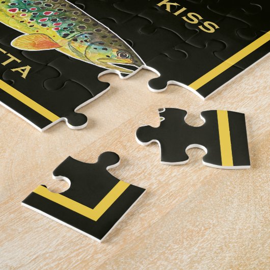 Trout - Brown, Rainbow, Brook Legpuzzel (Zijkant)