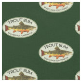 TROUT BUM Fly Fisher Stof (Close Up)