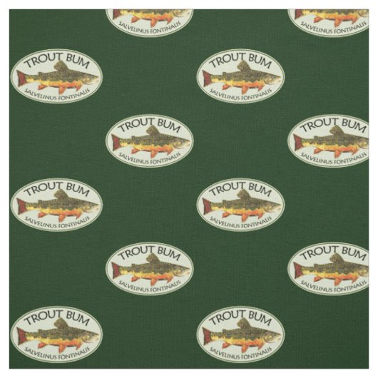 TROUT BUM Fly Fisher Stof (Swatch)