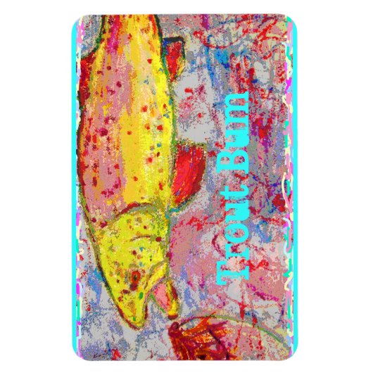 Trout Bum Magneet (Verticaal)