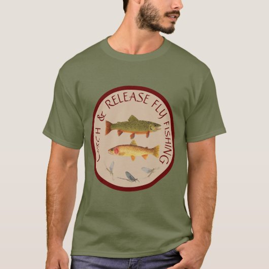 Trout Catch & Release T-Shirt (Voorkant)