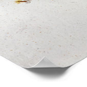 Trout die de vlieg van een visser achtervolgt poster (Hoek)