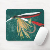 Trout Fin Fly Mousepad Muismat (Met muis)