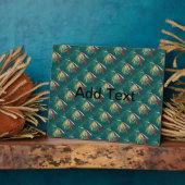 "Trout Fin"-forel met gevilde natte vlieg op groen Fotoplaat (Zijkant)