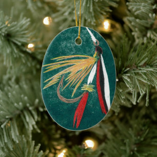 Trout Fin Natte kerstversiering Keramisch Ornament