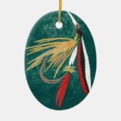 Trout Fin Natte kerstversiering Keramisch Ornament (Voorkant)