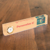 "Trout Fin" natte vlieg, vliegtechniek en visserij Naambordje (Zijkant)