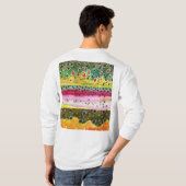 Trout Fisherman T-shirt (Achterkant volledig)