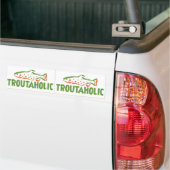 Trout Fisherman Vist Bumpersticker (Op Truck)