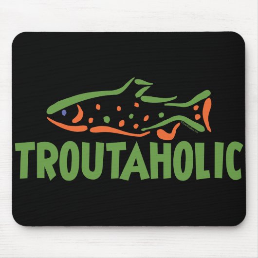 Trout Fisherman Vist Muismat (Voorkant)