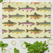 Trout Fisherman's Theedoek (Gevouwen)