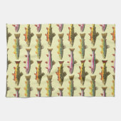 Trout Fisherman's Theedoek (Horizontaal)