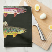 Trout Fisherman's Theedoek (Quarter Fold)