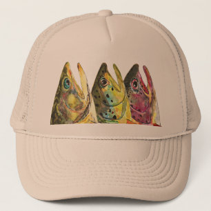 Trout Fisherman's Trucker Pet