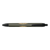 Trout Fisherman's Zwarte Inkt Pen (Achterkant)