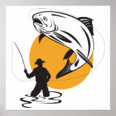 Trout Fishing Poster (Voorkant)