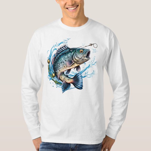 Trout Fishing  T-shirt (Voorkant)