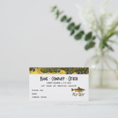 Trout Fly Fisherman Visitekaartje (Staand voorkant)