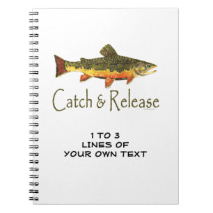 Trout Fly Fishermen Notitieboek